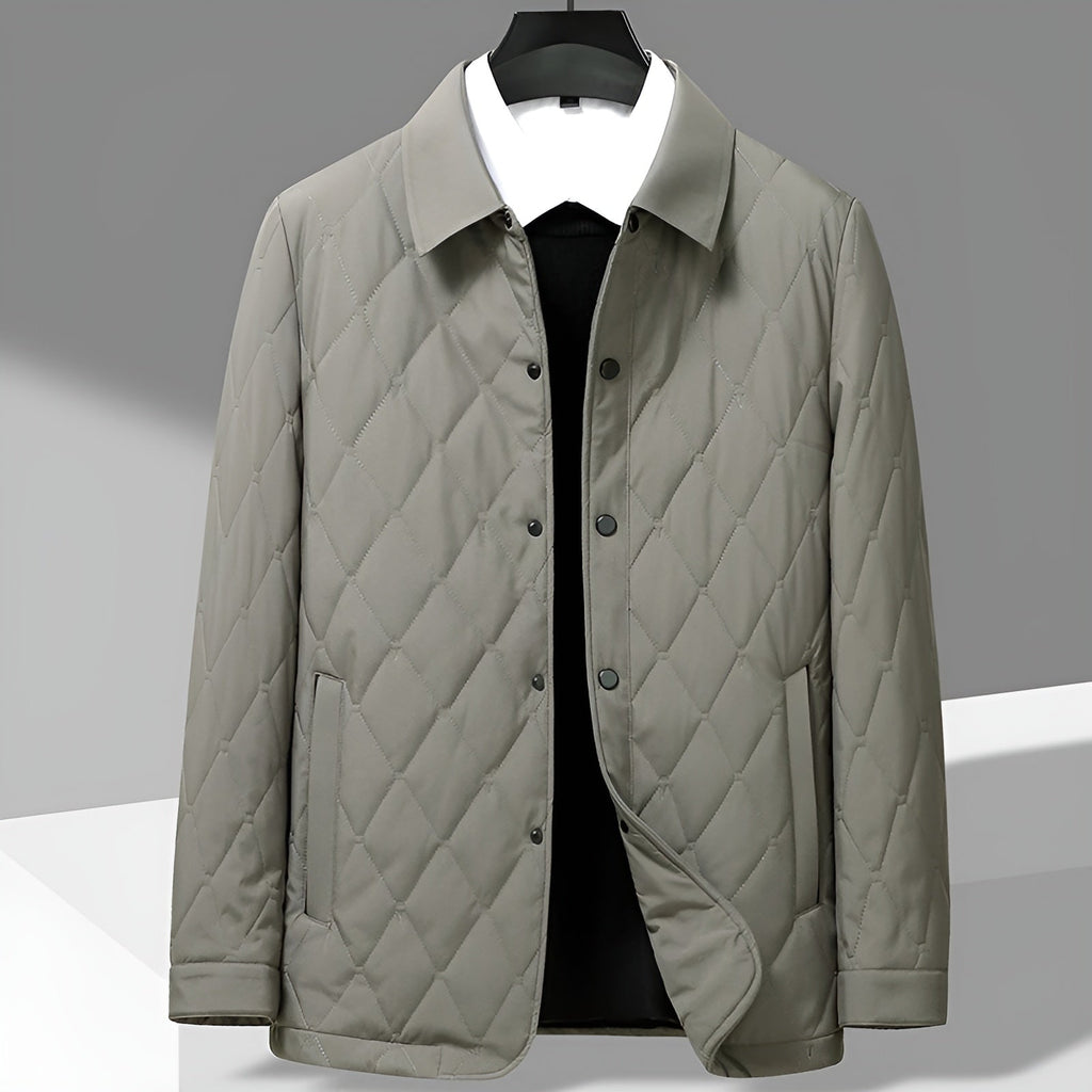Leichte Steppjacke Herren mit Kragen – Ansicht 2