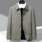 Leichte Steppjacke Herren mit Kragen – Ansicht 2