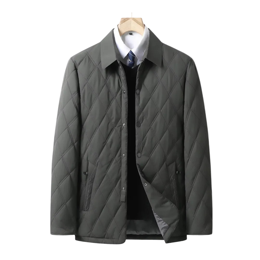 Leichte Steppjacke Herren mit Rautensteppung – Ansicht 1