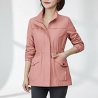Leichte Übergangsjacke Damen mit Stehkragen – Ansicht 6