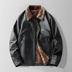 Herrenjacke mit Fellkragen – Ansicht 2