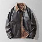 Herrenjacke mit Fellkragen – Ansicht 4