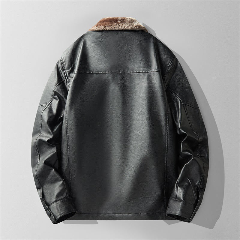 Herrenjacke mit Fellkragen – Ansicht 5