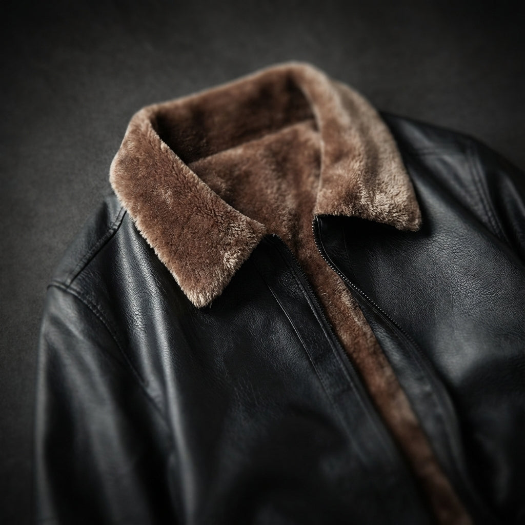 Herrenjacke mit Fellkragen – Ansicht 7