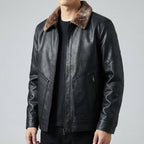 Herrenjacke mit Fellkragen – Ansicht 9
